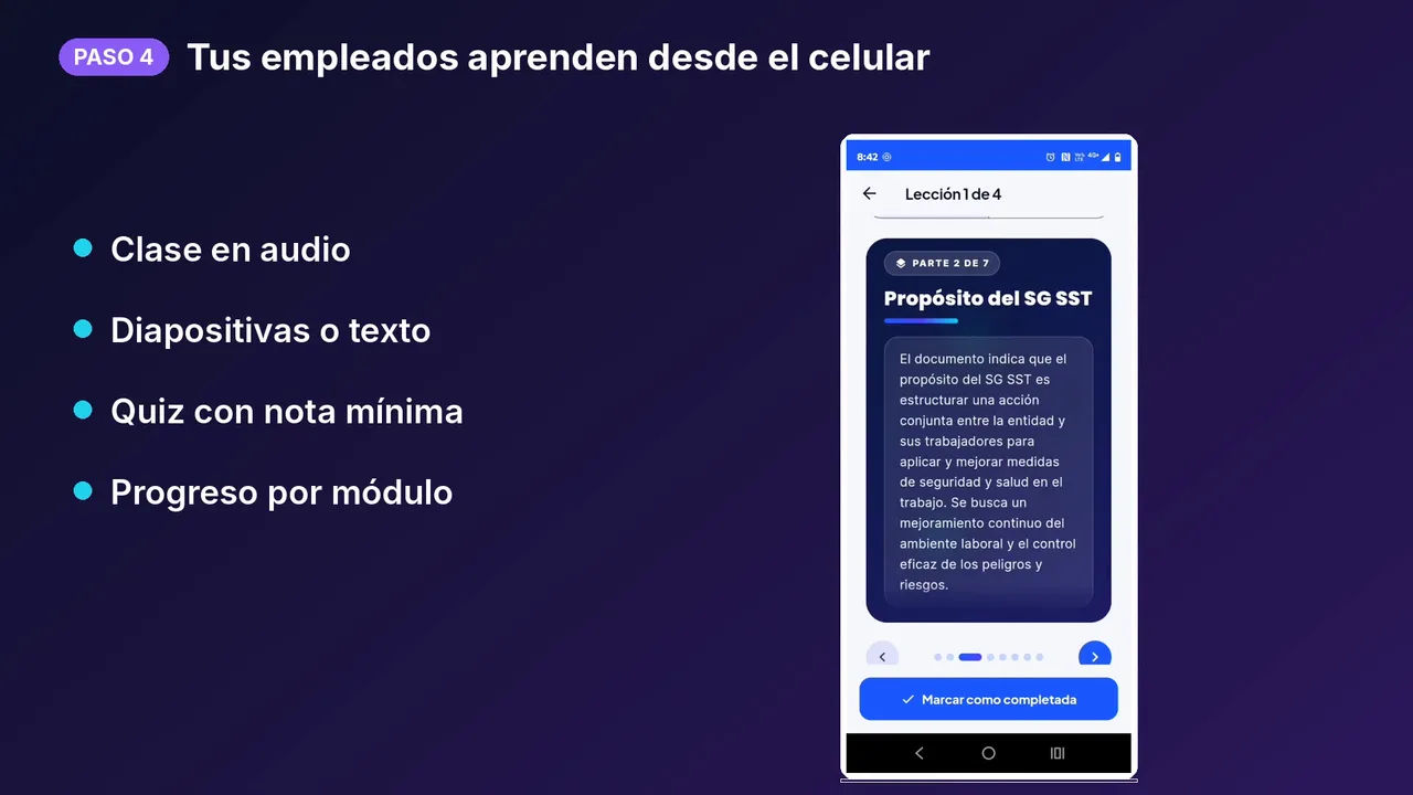 Paso 4. Cada persona aprende desde el celular.